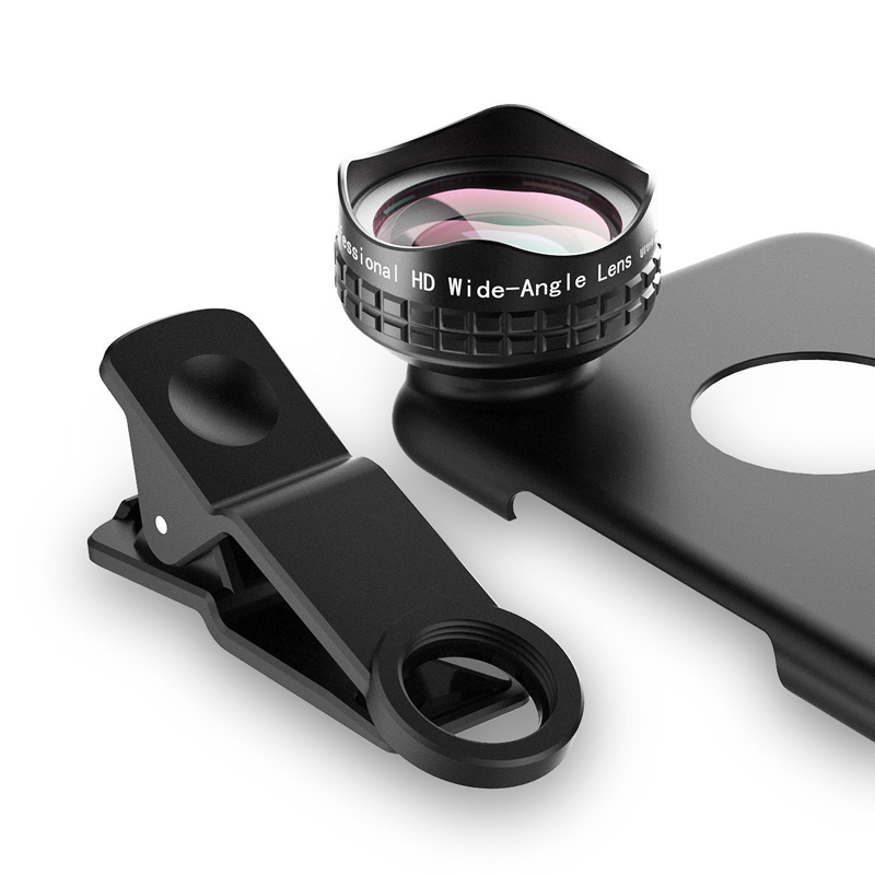 Top Optic Pro Lens 18MM HD Wide Angle Cell Phone Camera Lens Kit 2X More Landscape for iPhone PL-WD03